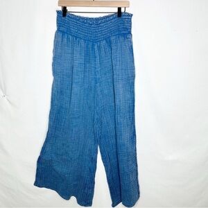 ANTHROPOLOGIE The Aster
Pants Blue M -XL